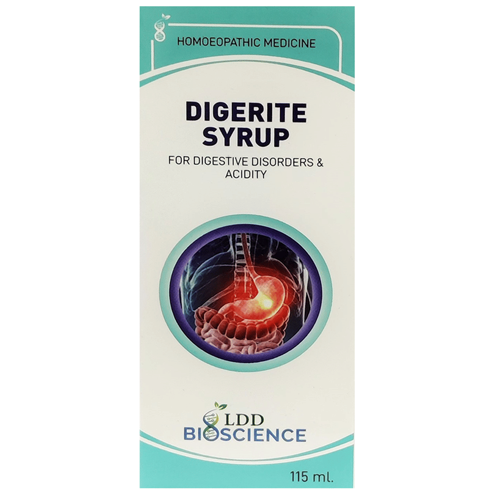 LDD Bioscience Digerite Syrup bottle of 115 ml Syrup LDD Bioscience Digerite Syrup bottle of 115 ml Syrup