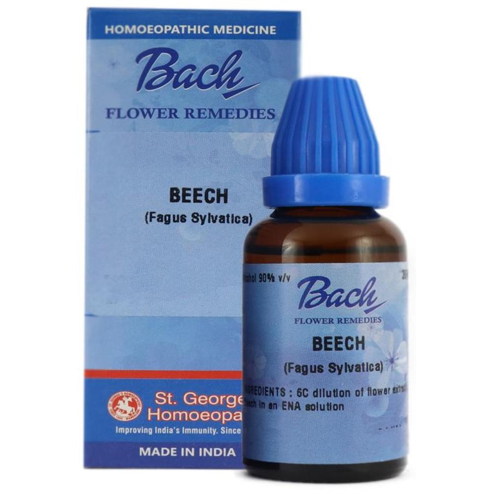 St. George‚Äôs Bach Flower Beech 6 CH bottle of 100 ml Dilution
