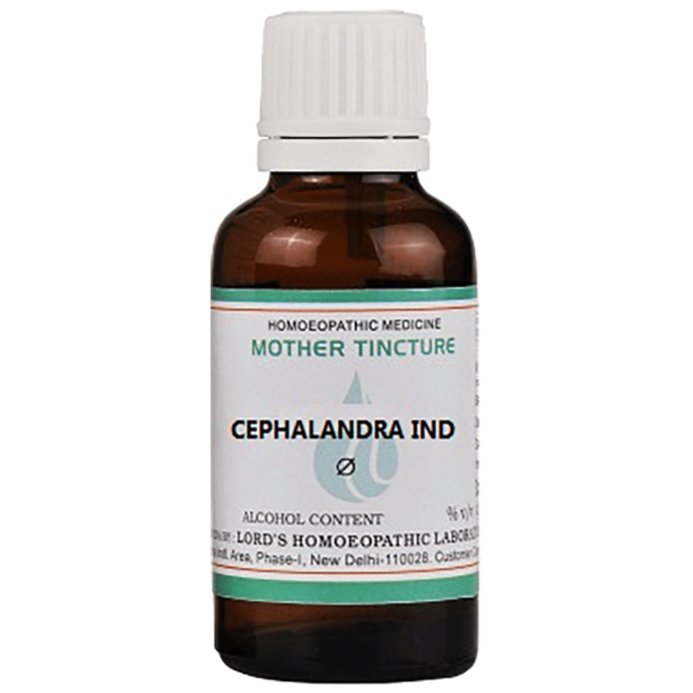 Lord's Cephalandra Ind Mother Tincture Q bottle of 30 ml Mother Tincture Lord's Cephalandra Ind Mother Tincture Q bottle of 30 ml Mother Tincture