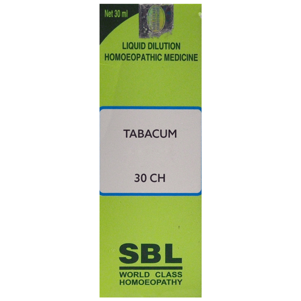 SBL Tabacum Dilution 30 CH bottle of 30 ml Dilution