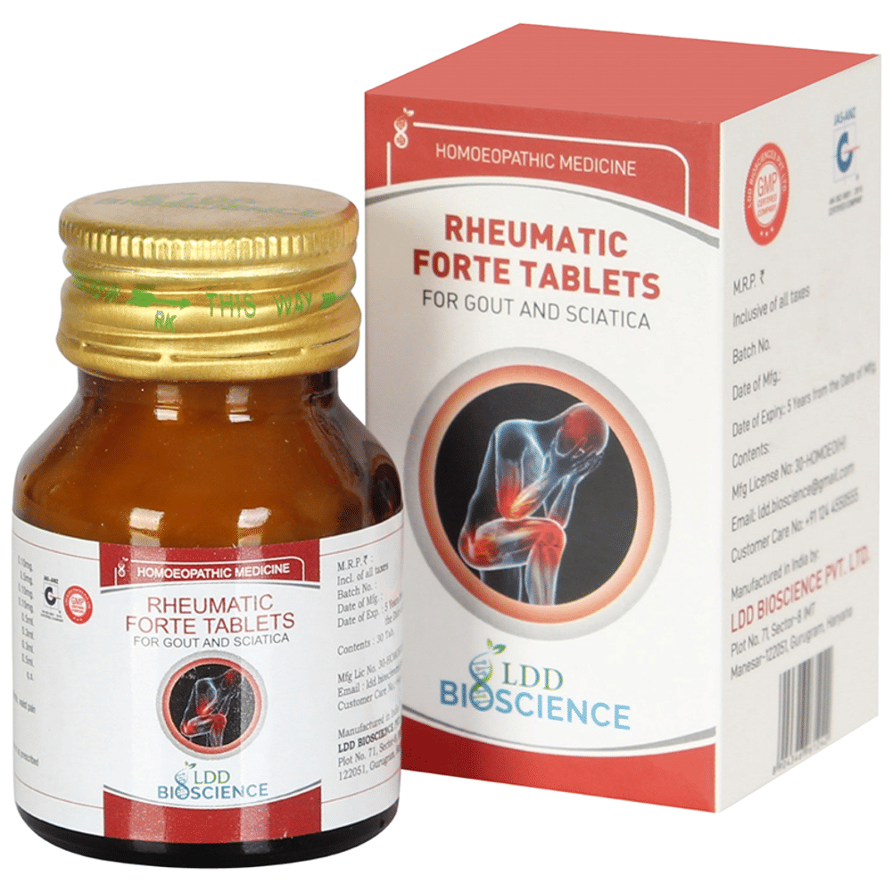 LDD Bioscience Rheumatic Forte Tablet bottle of 30 tablets