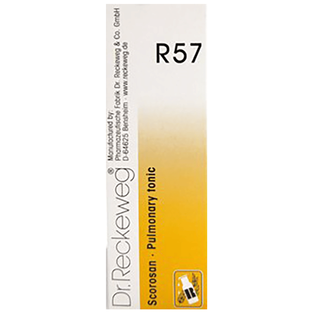 Dr. Reckeweg R57 Pulmonary Tonic bottle of 22 ml Tonic