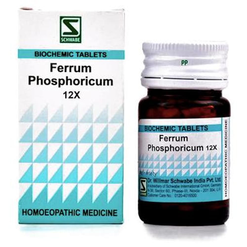 Dr Willmar Schwabe India Ferrum Phosphoricum Biochemic Tablet 12X bottle of 20 gm Biochemic Tablet Dr Willmar Schwabe India Ferrum Phosphoricum Biochemic Tablet 12X bottle of 20 gm Biochemic Tablet