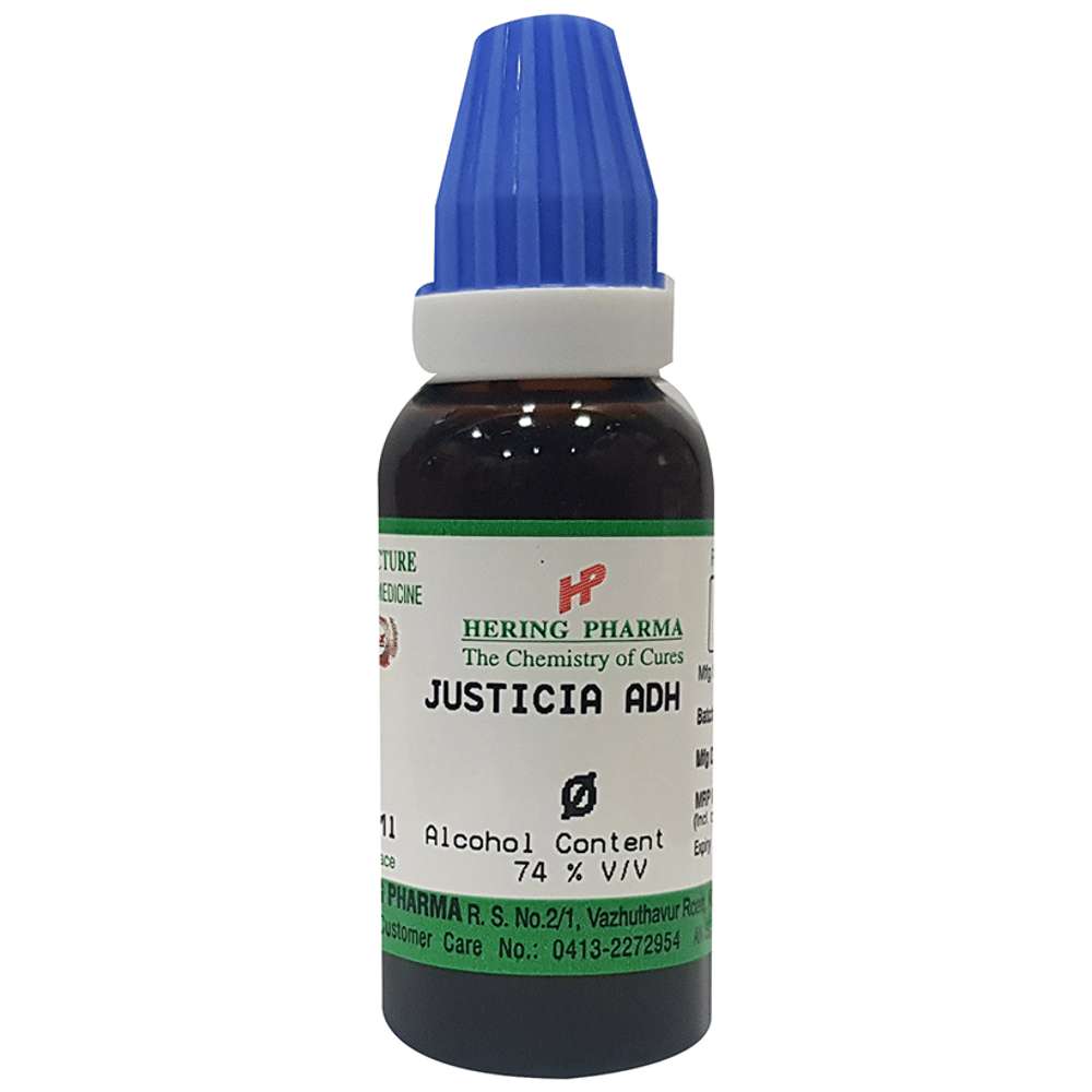 Hering Pharma Justicia Adh Mother Tincture Q bottle of 30 ml Mother Tincture