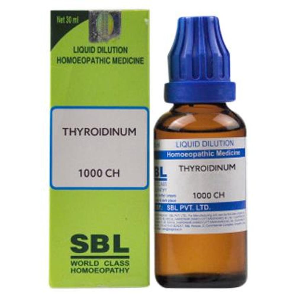 SBL Thyroidinum Dilution 1000 CH bottle of 30 ml Dilution SBL Thyroidinum Dilution 1000 CH bottle of 30 ml Dilution