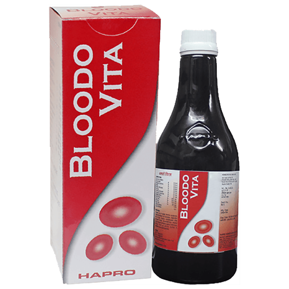 Hapro Bloodo Vita Syrup bottle of 120 ml Syrup