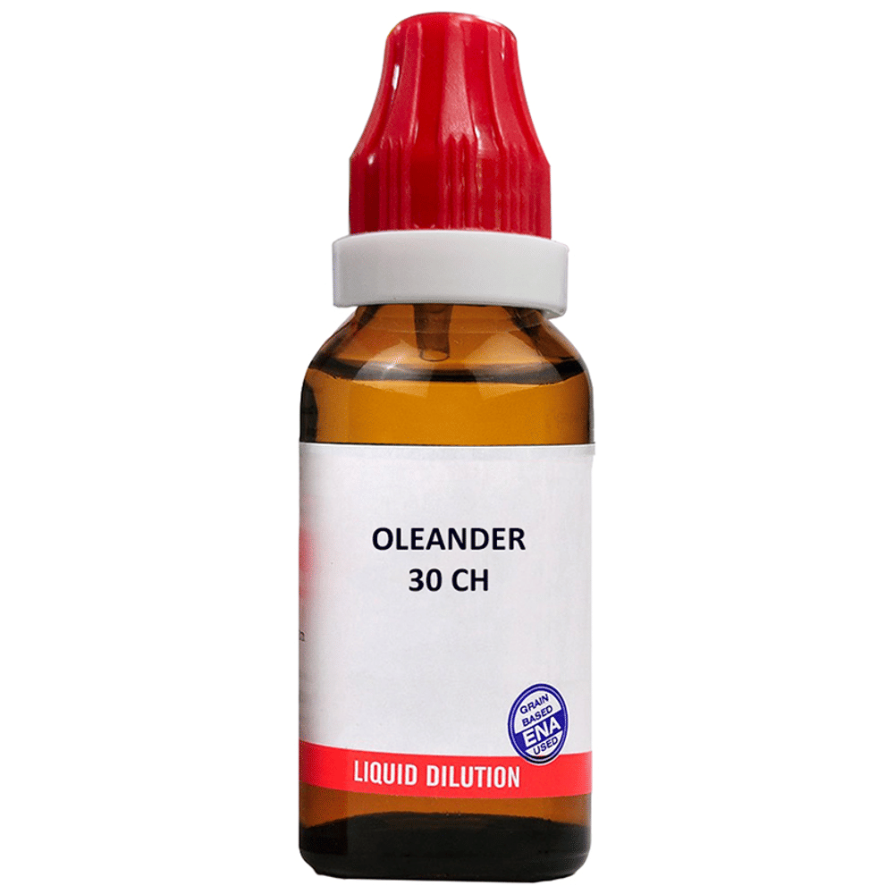 Bjain Oleander Dilution 30 CH bottle of 10 ml Dilution