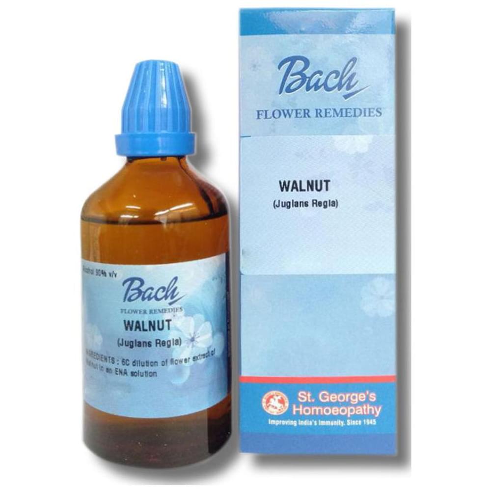 St. George‚Äôs Bach Flower Walnut bottle of 30 ml Dilution