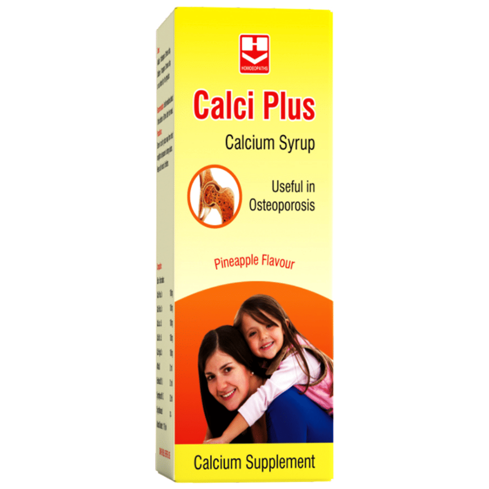 Homeopaths Calci Plus Calcium Syrup bottle of 100 ml Syrup