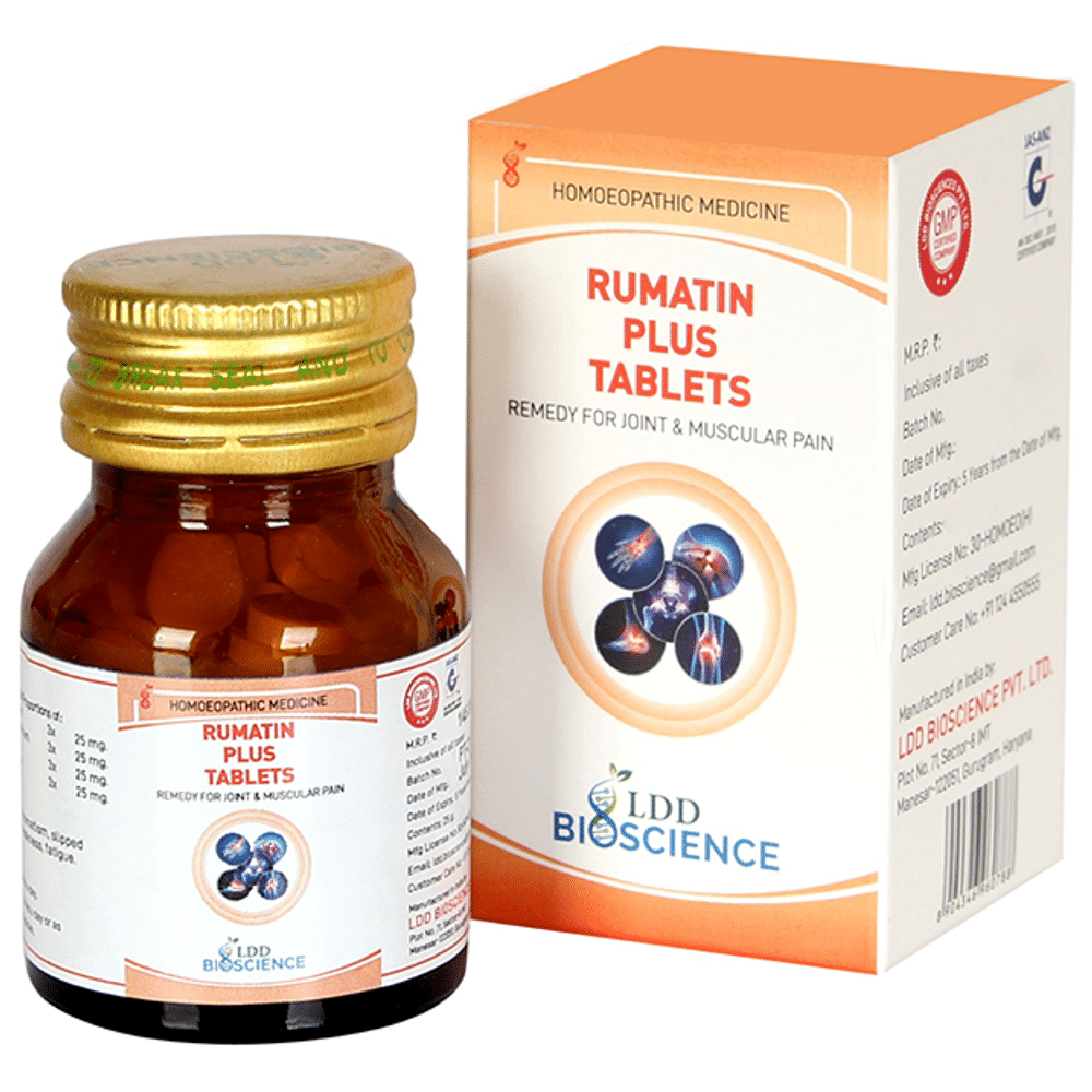LDD Bioscience Rumatin Plus Tablet bottle of 25 gm Tablet