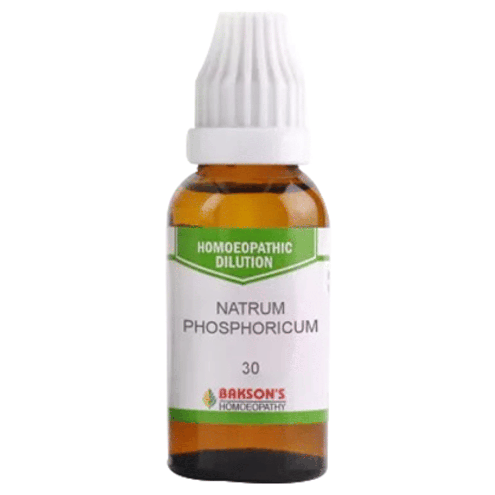 Bakson's Homeopathy Natrum Phosphoricum Dilution 30 bottle of 30 ml Dilution Bakson's Homeopathy Natrum Phosphoricum Dilution 30 bottle of 30 ml Dilution