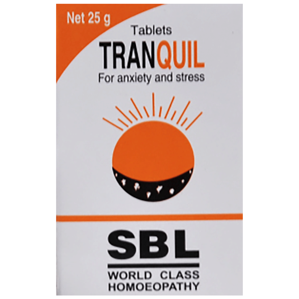 SBL Tranquil Tablet bottle of 25 gm Tablet
