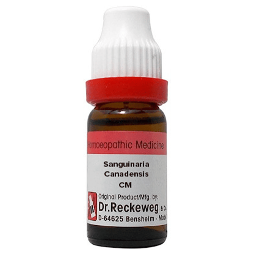 Dr. Reckeweg  Sanguinaria Canadensis Dilution CM CH bottle of 11 ml Dilution
