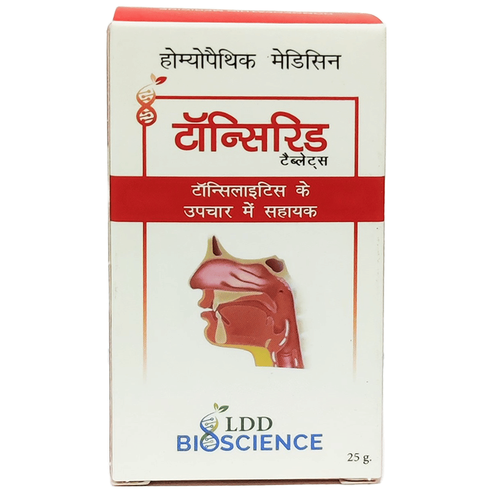 LDD Bioscience Tonsirid Tablet bottle of 25 gm Tablet