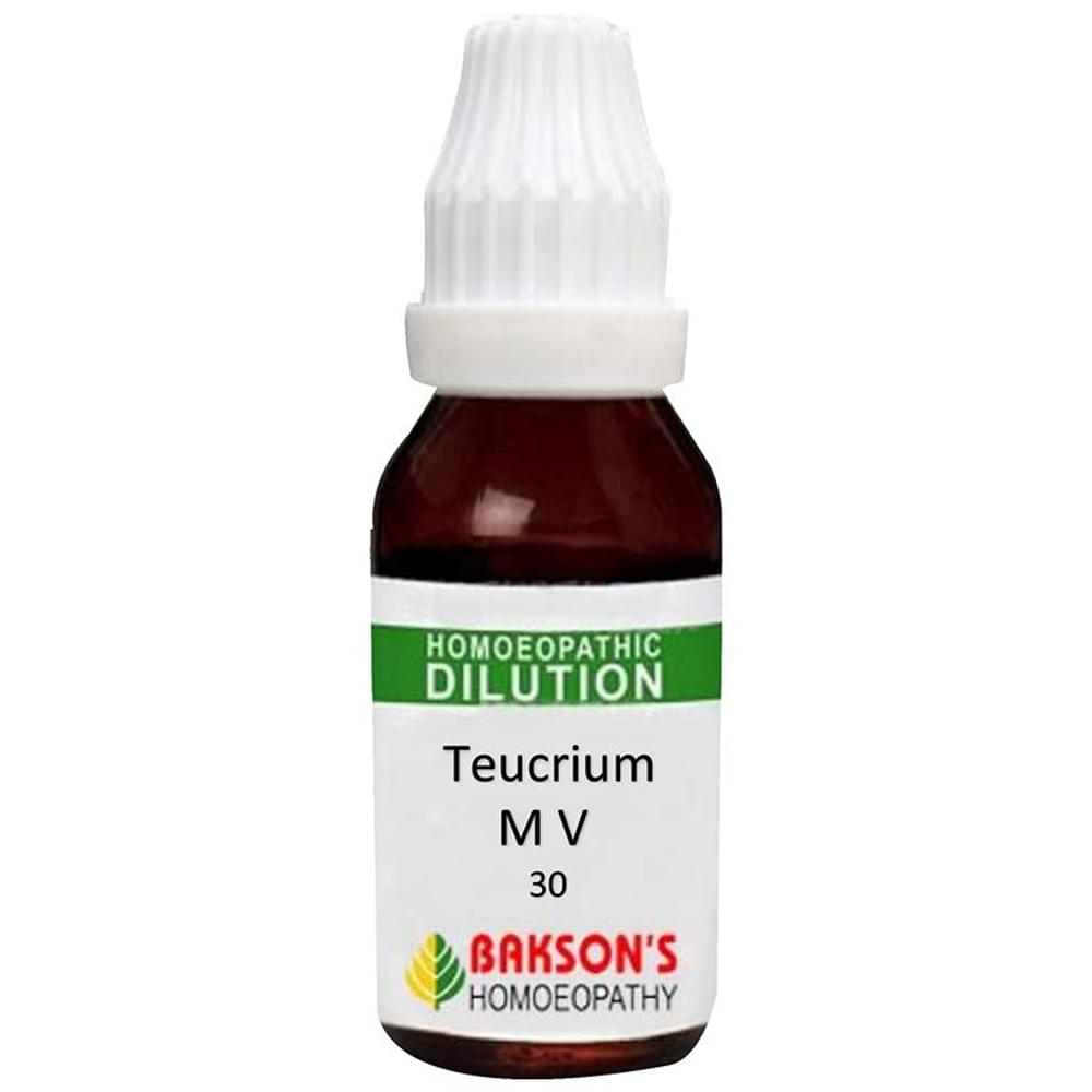 Bakson's Homeopathy Teucrium M V Dilution 30 CH bottle of 30 ml Dilution Bakson's Homeopathy Teucrium M V Dilution 30 CH bottle of 30 ml Dilution