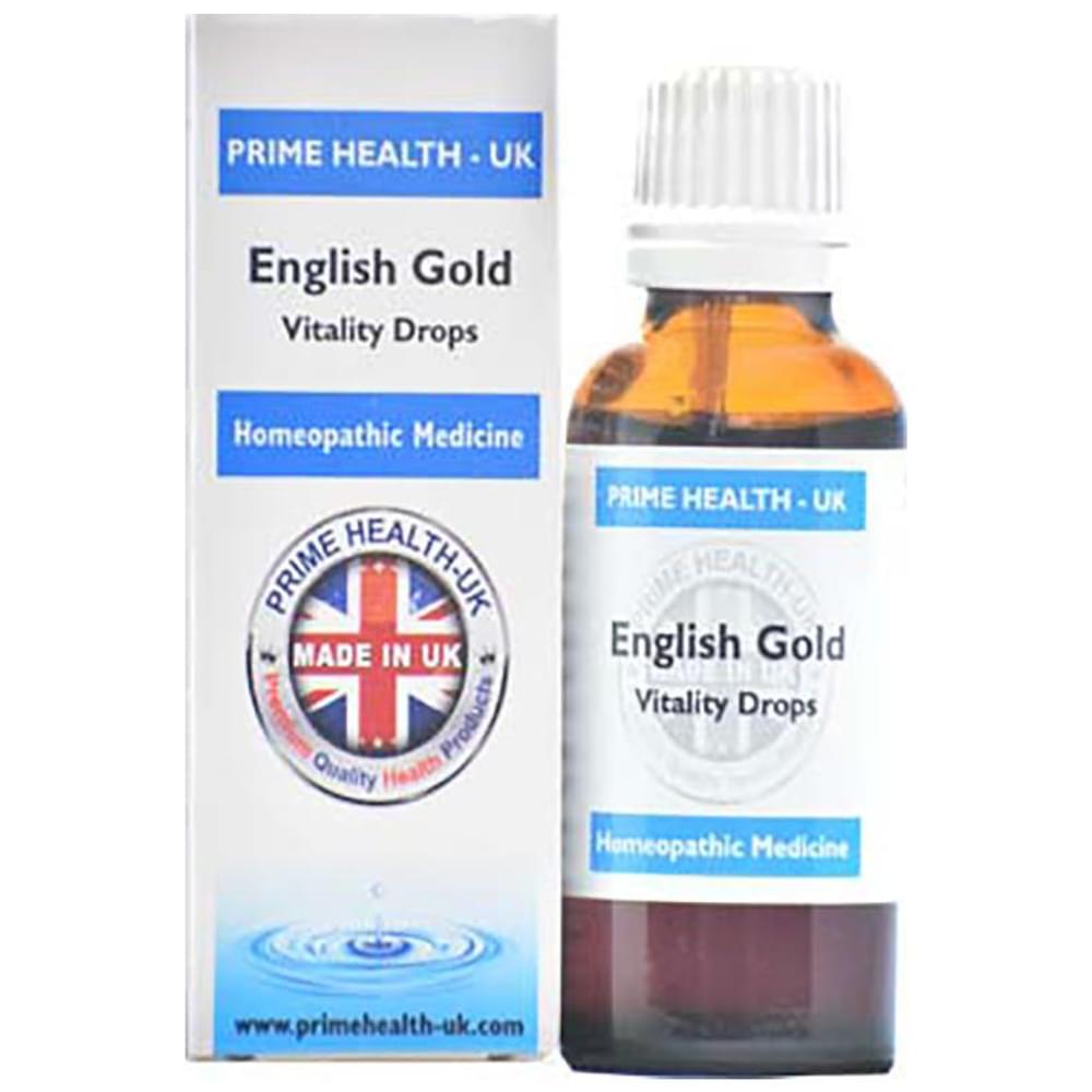 Prime Health-UK English Gold Vitality Drop bottle of 30 ml Drop