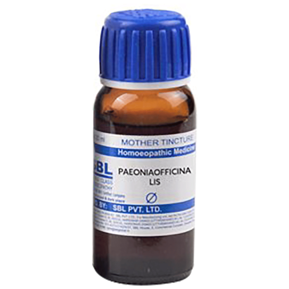 SBL Paeonia Officianalis Mother Tincture Q bottle of 30 ml Mother Tincture