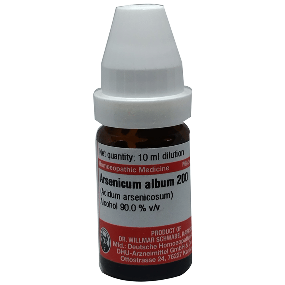 Dr Willmar Schwabe Germany Arsenicum Album (Acidum Arsenicosum) Dilution 200 bottle of 10 ml Dilution Dr Willmar Schwabe Germany Arsenicum Album (Acidum Arsenicosum) Dilution 200 bottle of 10 ml Dilution