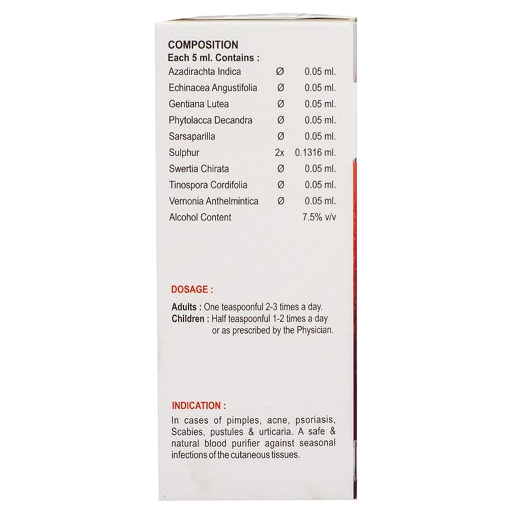 Lord's Sarsamed Blood Purifier bottle of 180 ml Syrup Lord's Sarsamed Blood Purifier bottle of 180 ml Syrup