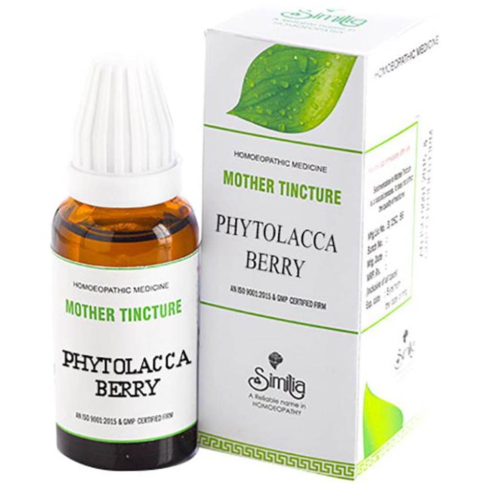 Similia Phytolacca Berry Mother Tincture Q bottle of 30 ml Mother Tincture