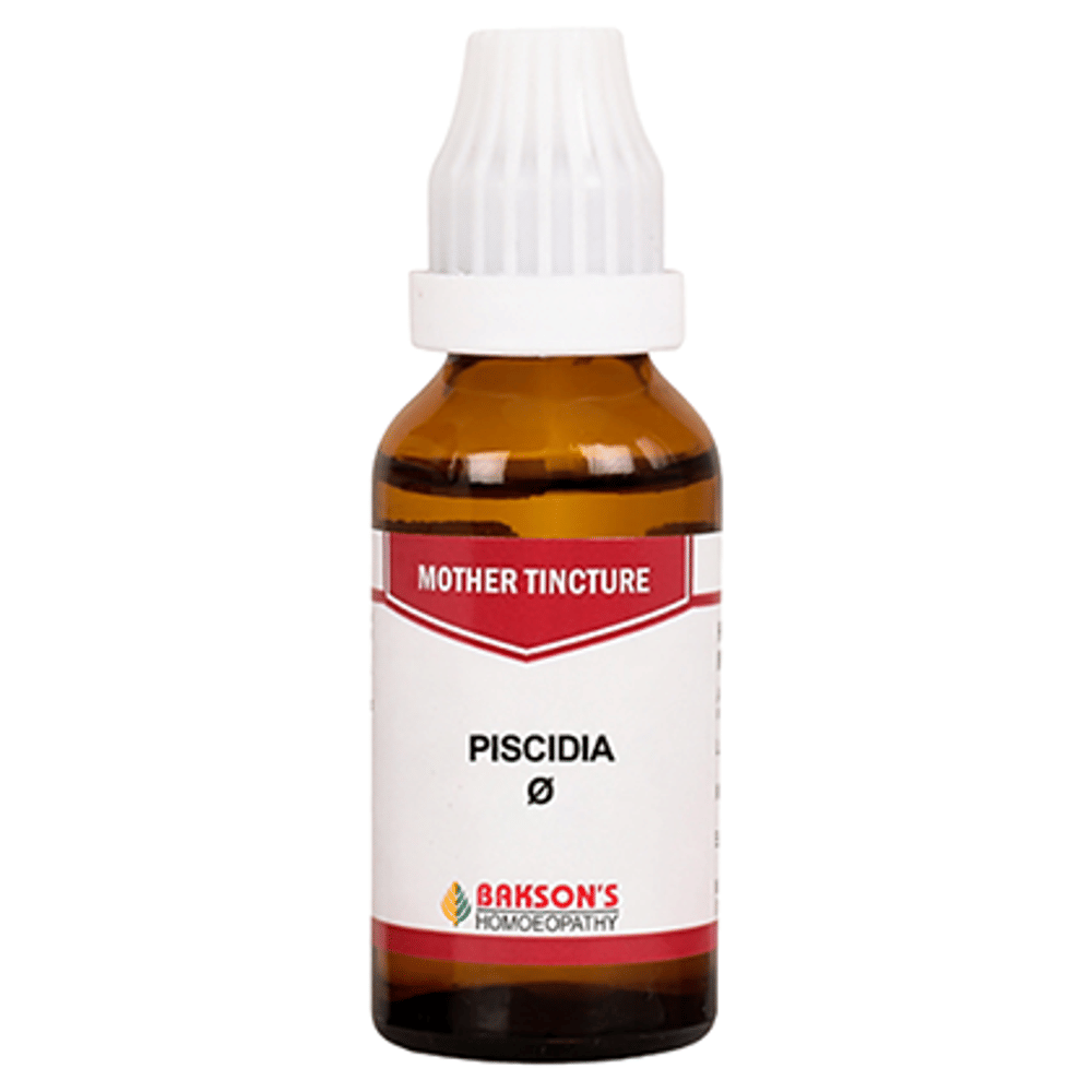 Bakson's Homeopathy Piscidia Mother Tincture Q bottle of 30 ml Mother Tincture Bakson's Homeopathy Piscidia Mother Tincture Q bottle of 30 ml Mother Tincture