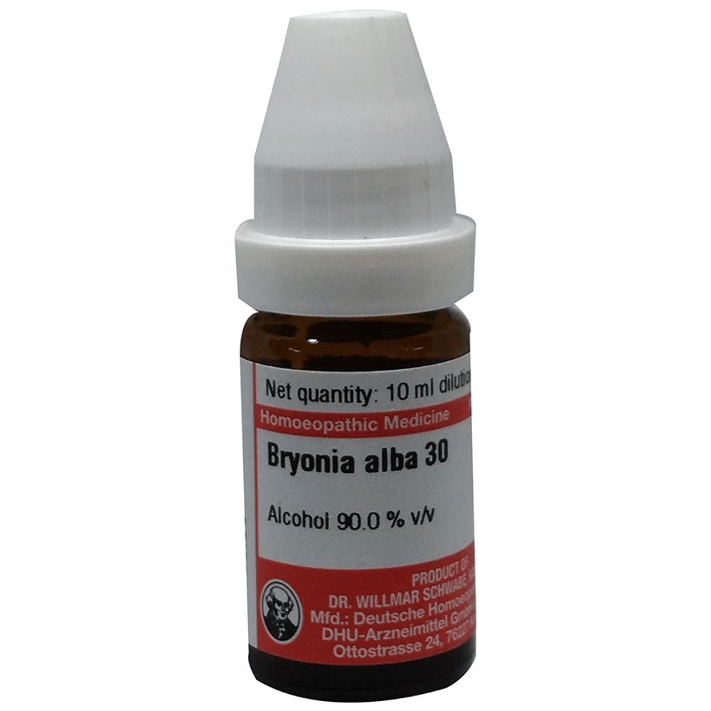 Dr Willmar Schwabe Germany Bryonia Alba Dilution 30 bottle of 10 ml Dilution