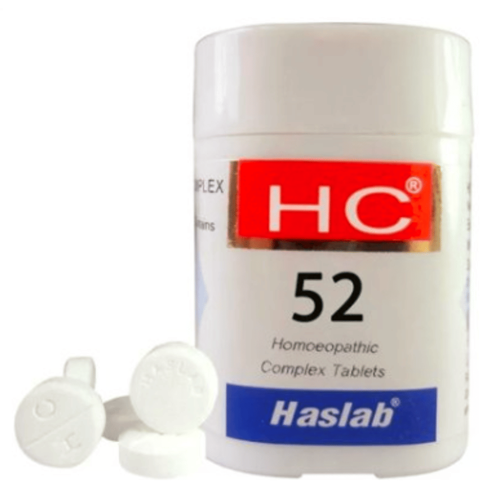 Haslab HC 52 Vaccinum Complex Tablet bottle of 20 gm Tablet