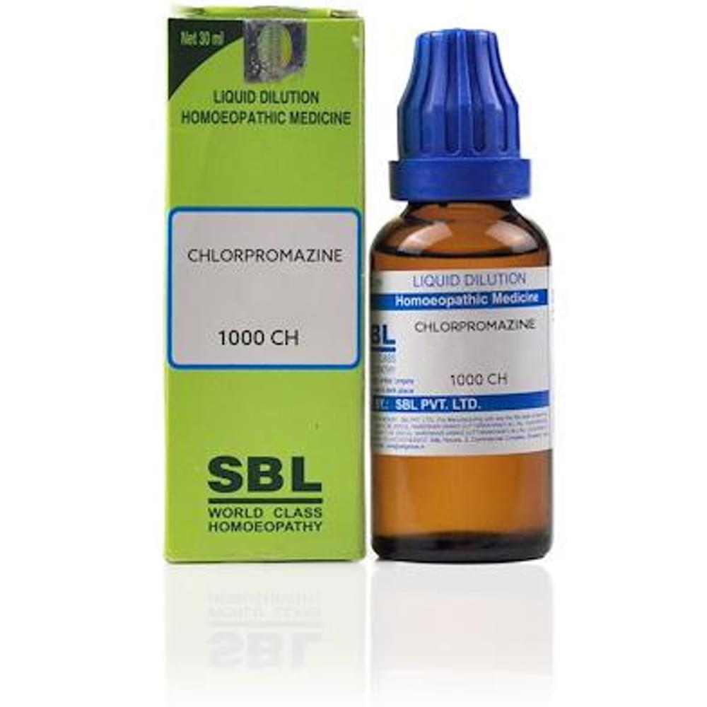 SBL Chlorpromazine 1000 CH bottle of 30 ml Dilution