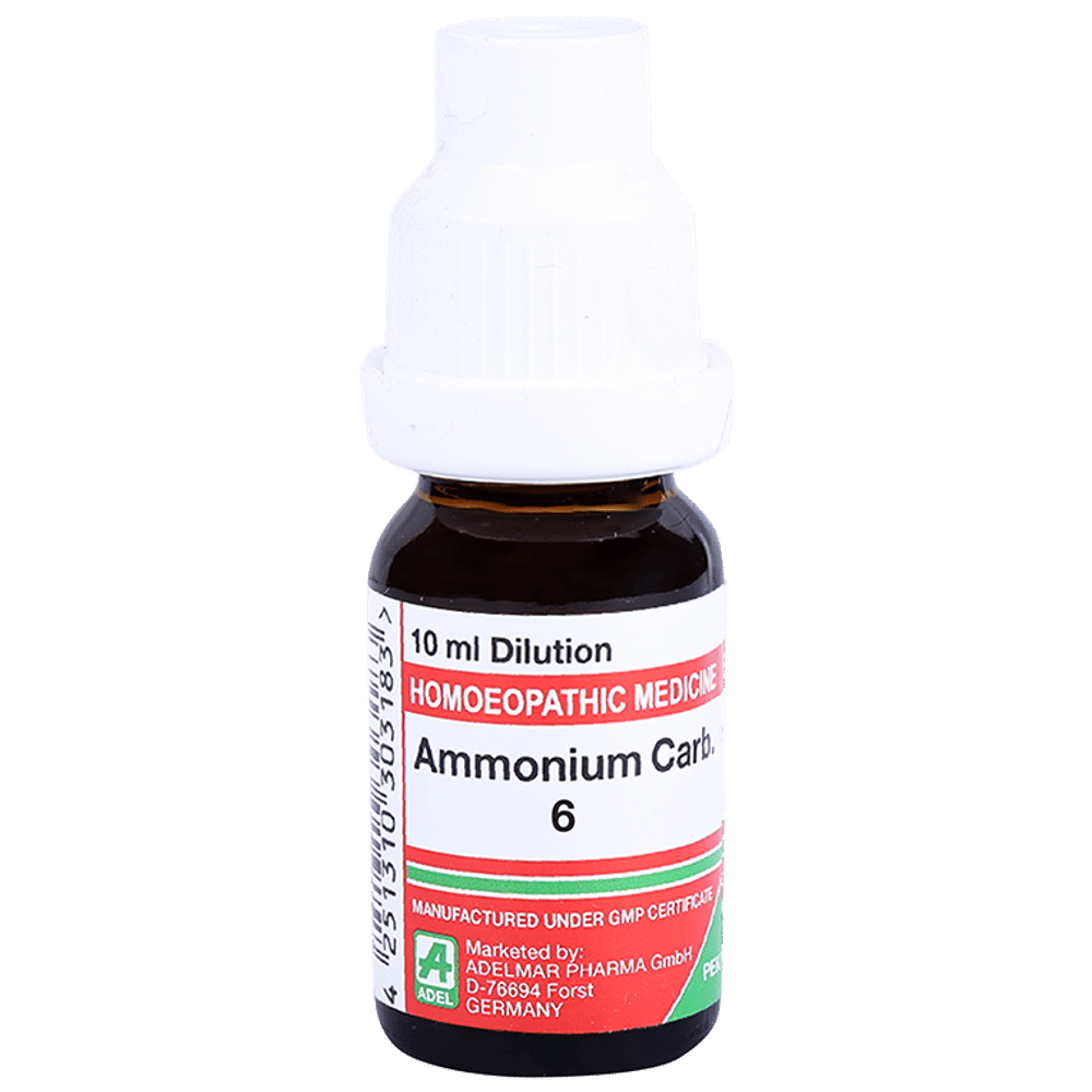ADEL Ammonium Carb Dilution 6 bottle of 10 ml Dilution