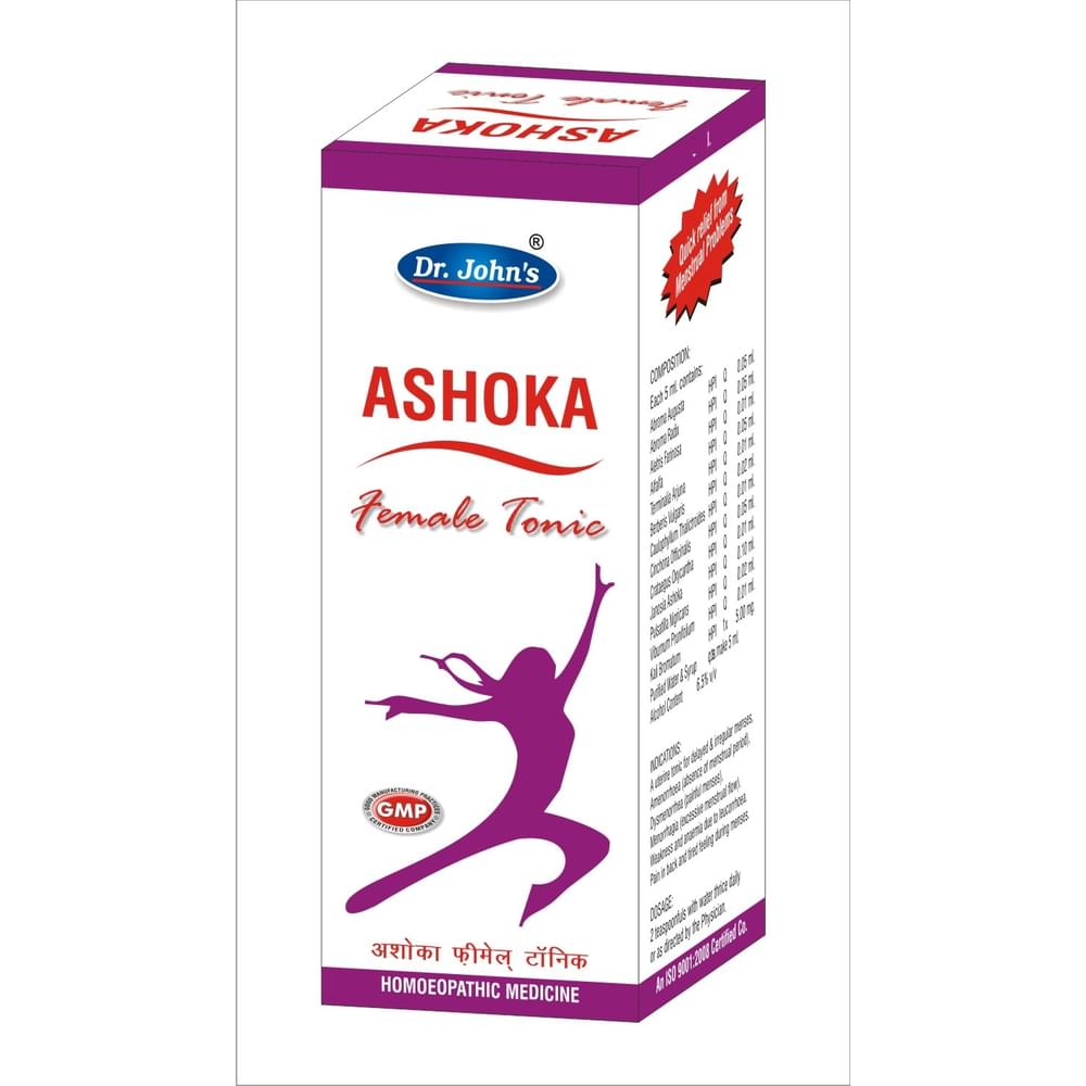 Dr. Johns Ashoka Female Tonic bottle of 120 ml Tonic