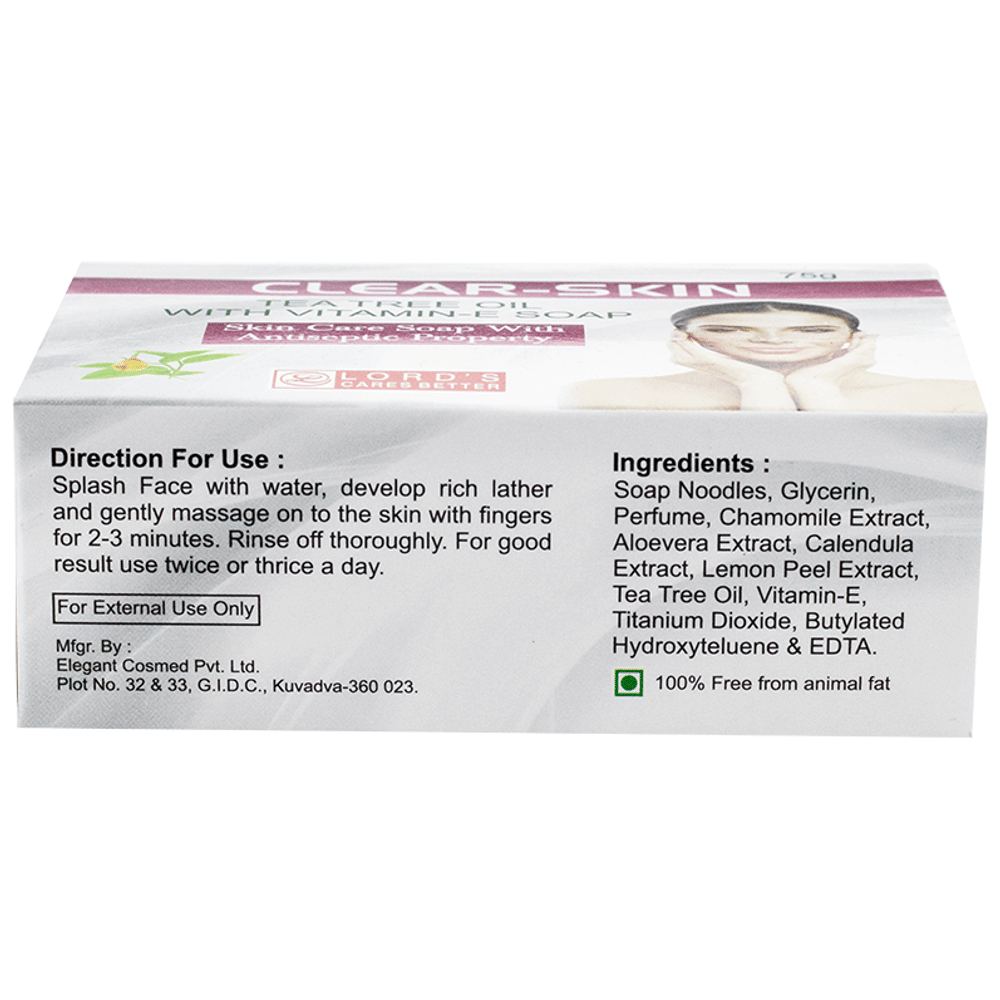 Lord's Clear-Skin Soap packet of 75 gm Soap Lord's Clear-Skin Soap packet of 75 gm Soap