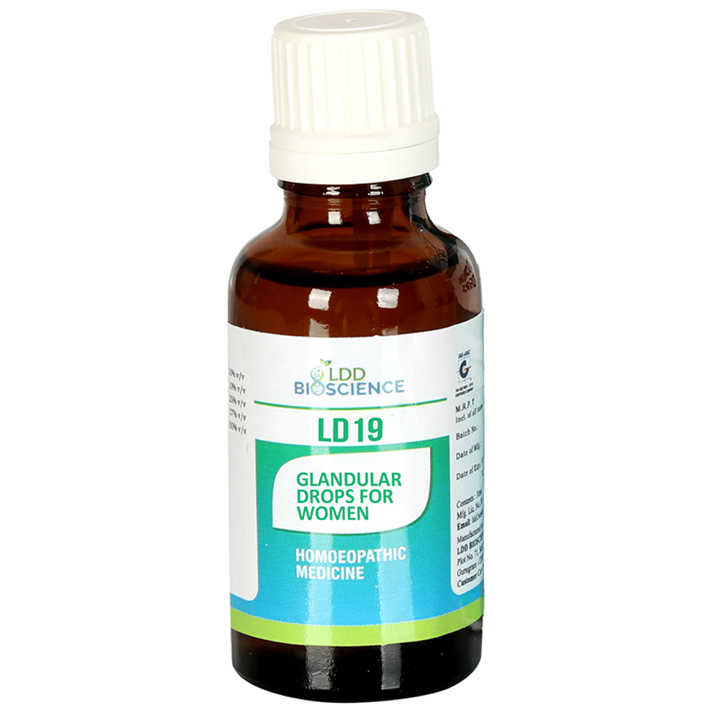 LDD Bioscience LD 19 Glandular Drop for Women bottle of 30 ml Drop LDD Bioscience LD 19 Glandular Drop for Women bottle of 30 ml Drop