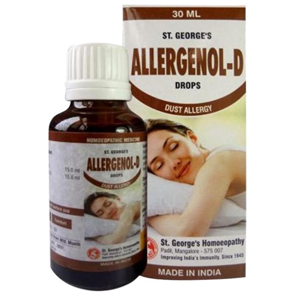 St. George’s Allergenol-D Drop bottle of 30 ml Drop St. George’s Allergenol-D Drop bottle of 30 ml Drop