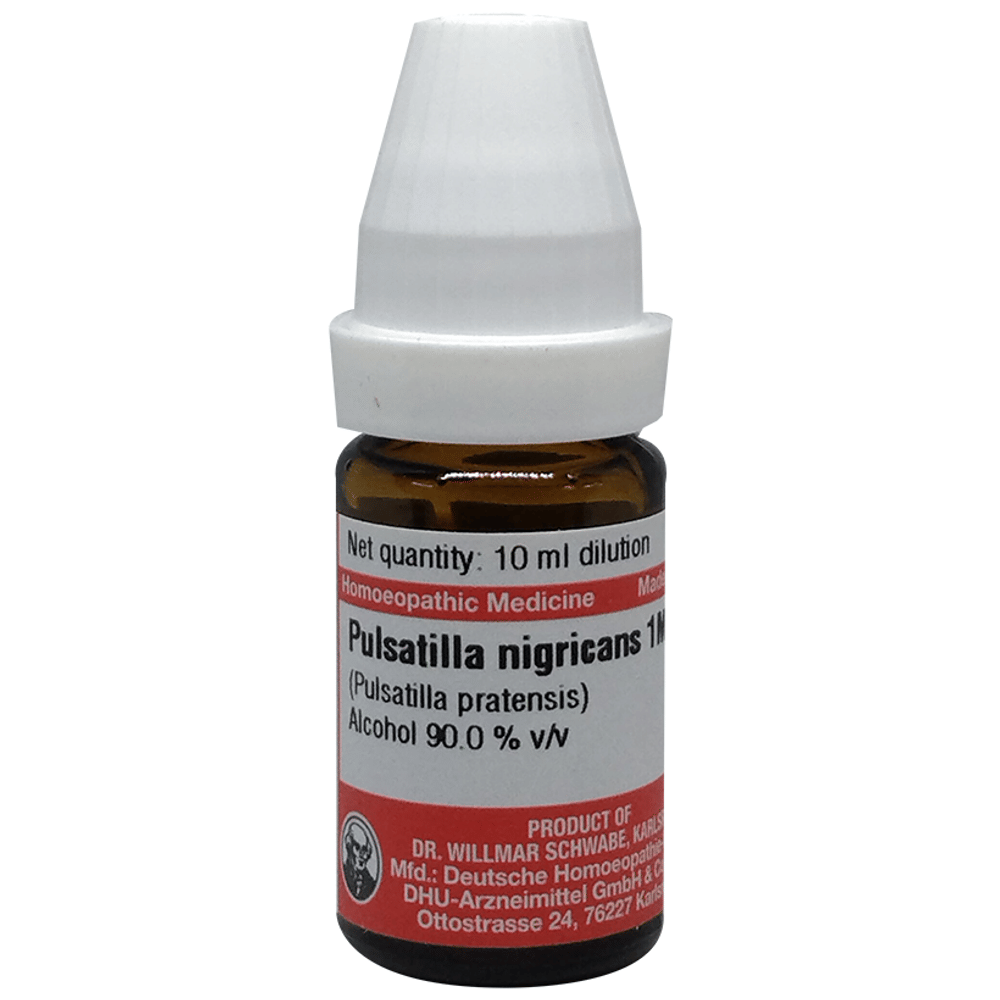Dr Willmar Schwabe Germany Pulsatilla Nigricans Dilution 1M bottle of 10 ml Dilution