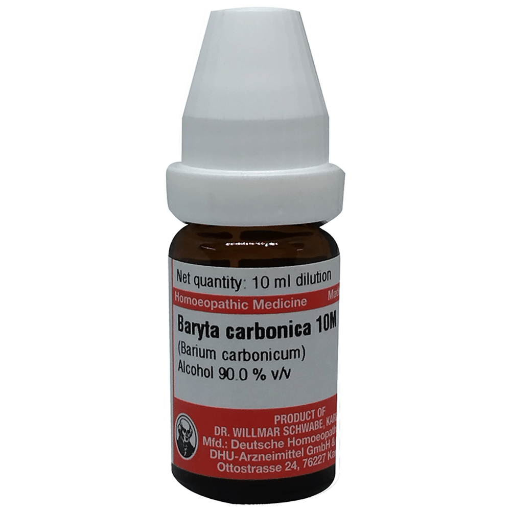 Dr Willmar Schwabe Germany Baryta Carbonica Dilution 10M bottle of 10 dilutions