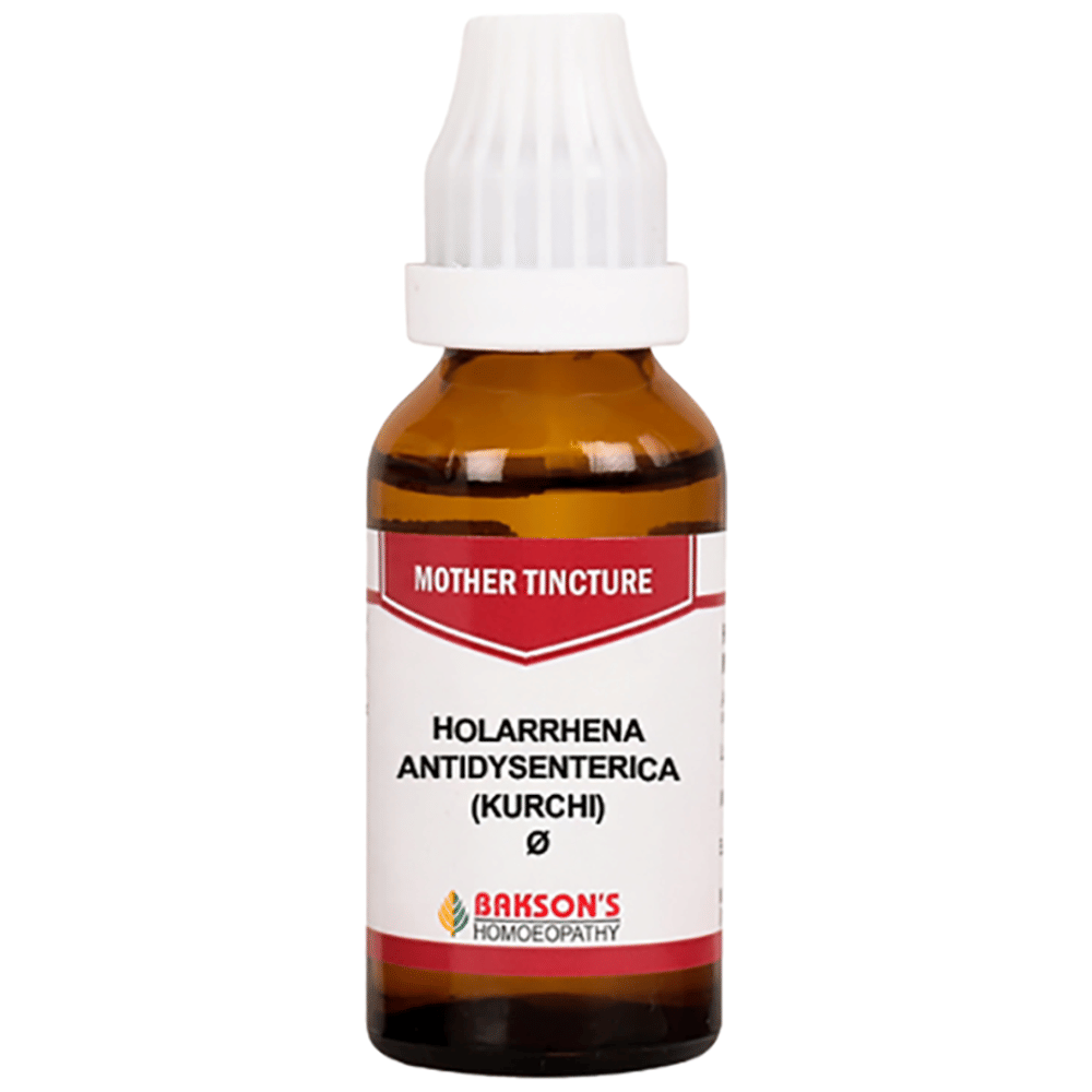Bakson's Homeopathy Holarrhena Antidysenterica (Kurchi) Mother Tincture Q bottle of 30 ml Mother Tincture