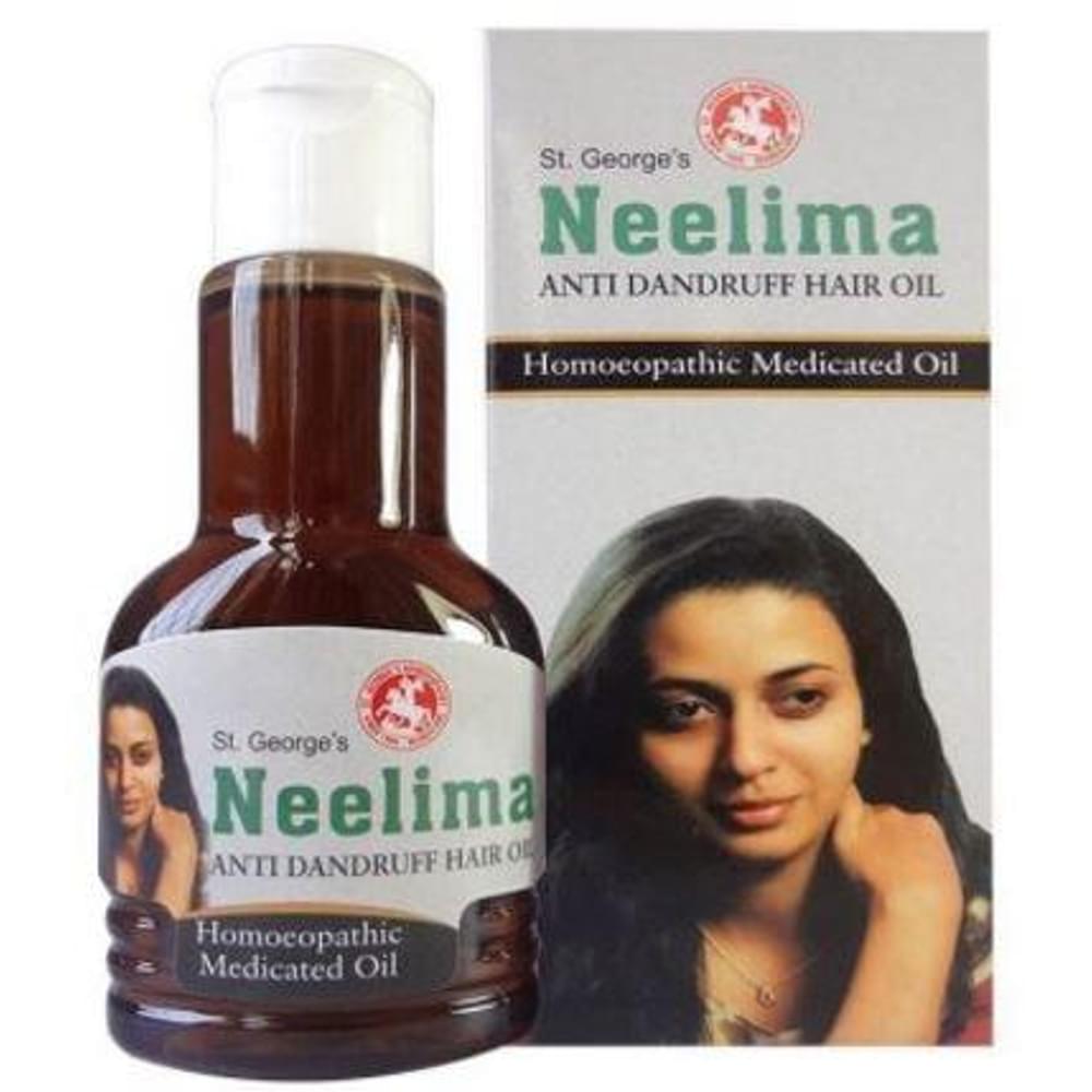 St. George’s Neelima Anti Dandruff Hair Oil bottle of 100 ml Oil St. George’s Neelima Anti Dandruff Hair Oil bottle of 100 ml Oil
