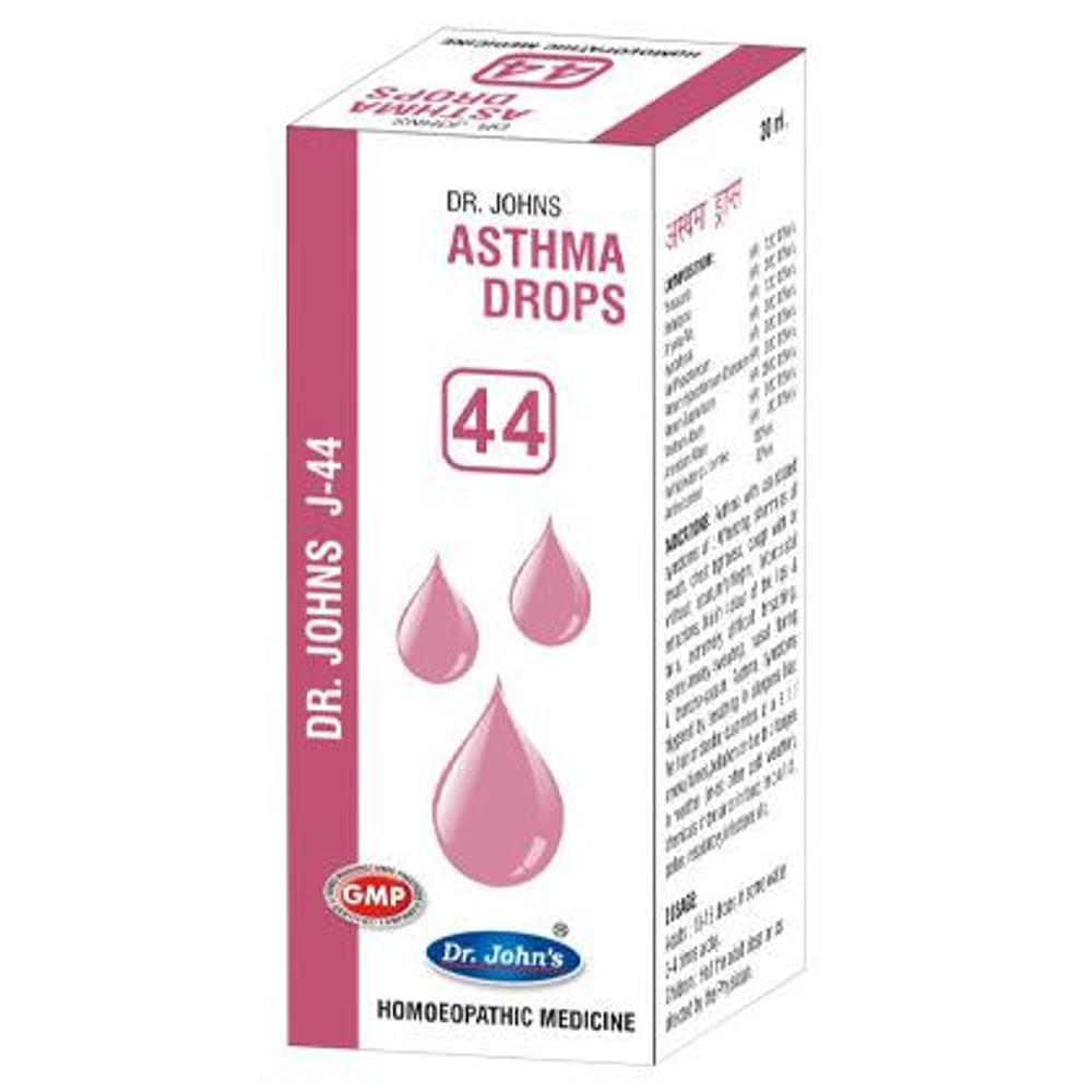 Dr. Johns J-44 Asthma Drop bottle of 30 ml Drop Dr. Johns J-44 Asthma Drop bottle of 30 ml Drop