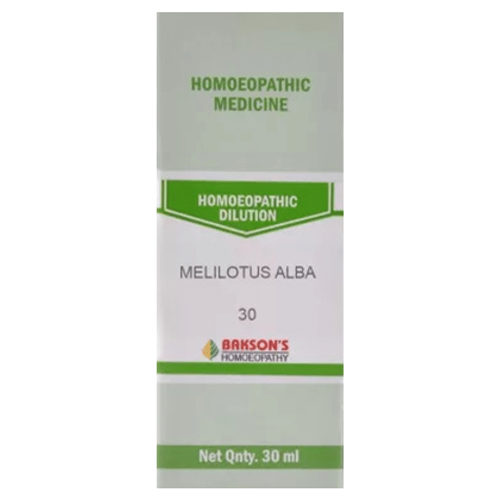Bakson's Homeopathy Melilotus Alba Dilution 30 bottle of 30 ml Dilution