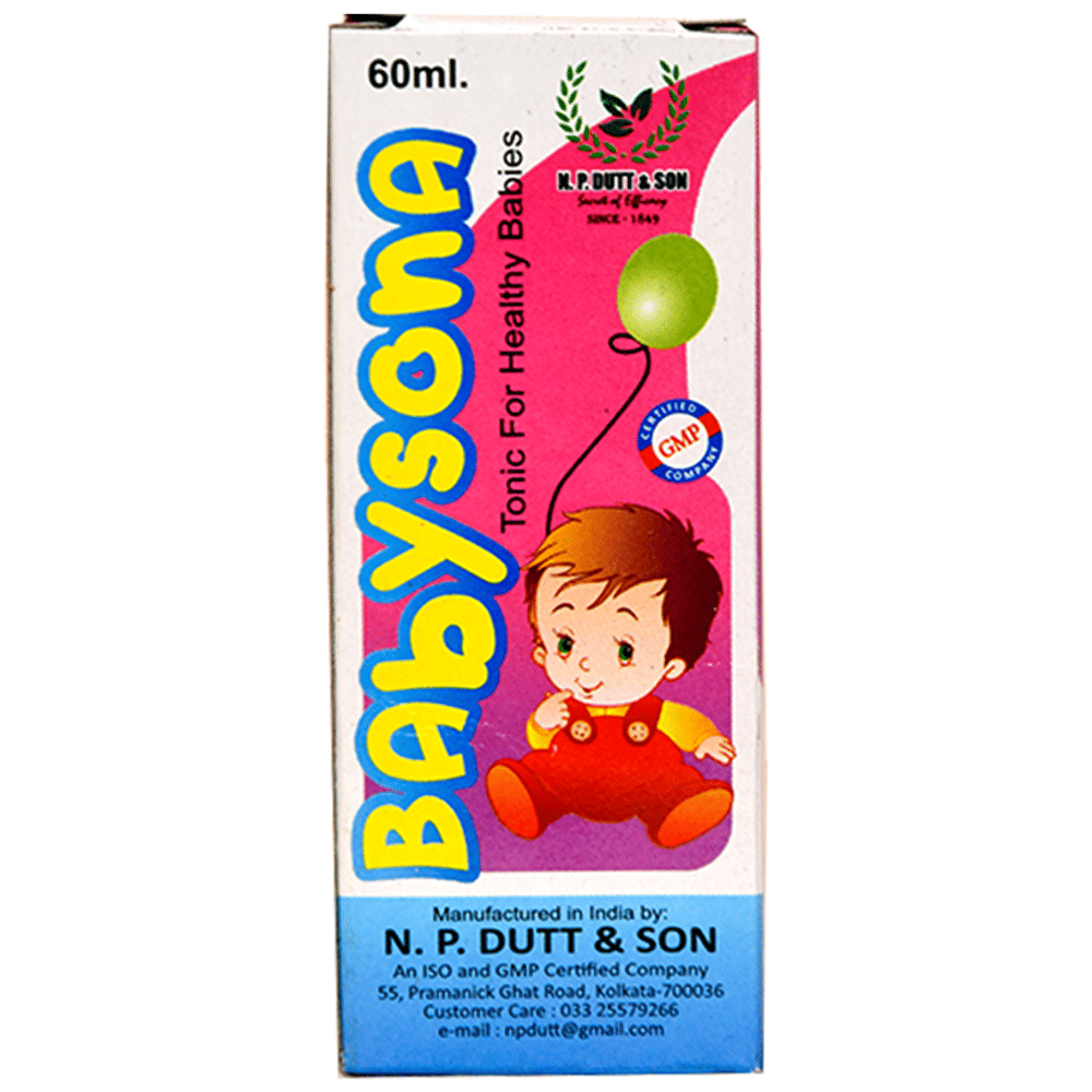 N.P. Dutt & Son Babysona Tonic for Healthy Babies bottle of 60 ml Tonic