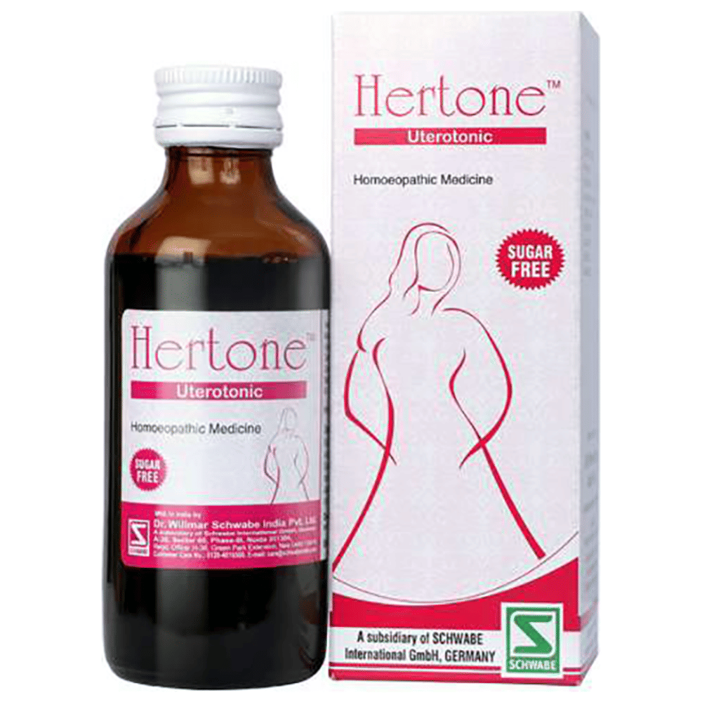 Dr Willmar Schwabe India Hertone Syrup Sugar Free bottle of 100 ml Syrup