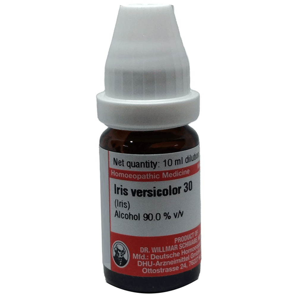 Dr Willmar Schwabe Germany Iris Versicolor Dilution 30 bottle of 10 ml Dilution