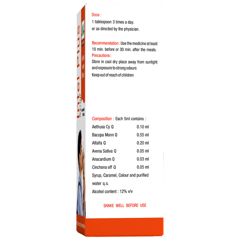 Medilife Intel Plus Syrup (200ml Each) box of 1 Bottle