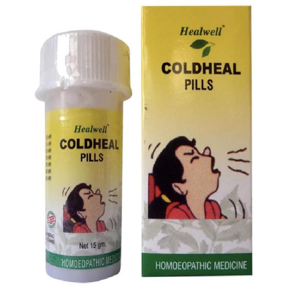 Healwell Coldheal Pills bottle of 15 gm Tablet