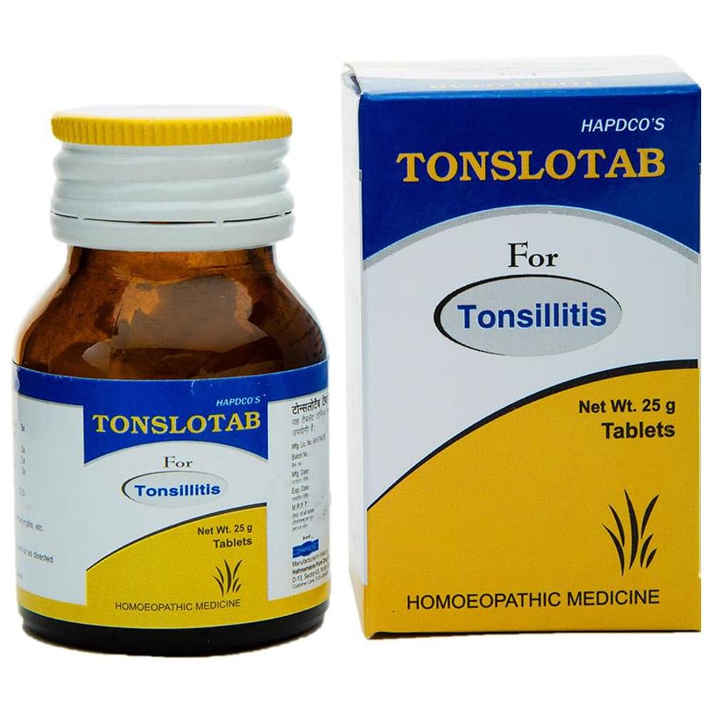 Hapdco Tonslotab Tablet bottle of 25 gm Tablet