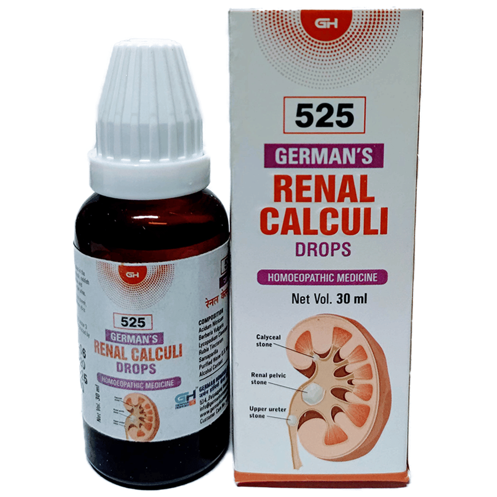 German's 525 Renal Calculi Drop bottle of 30 ml Drop