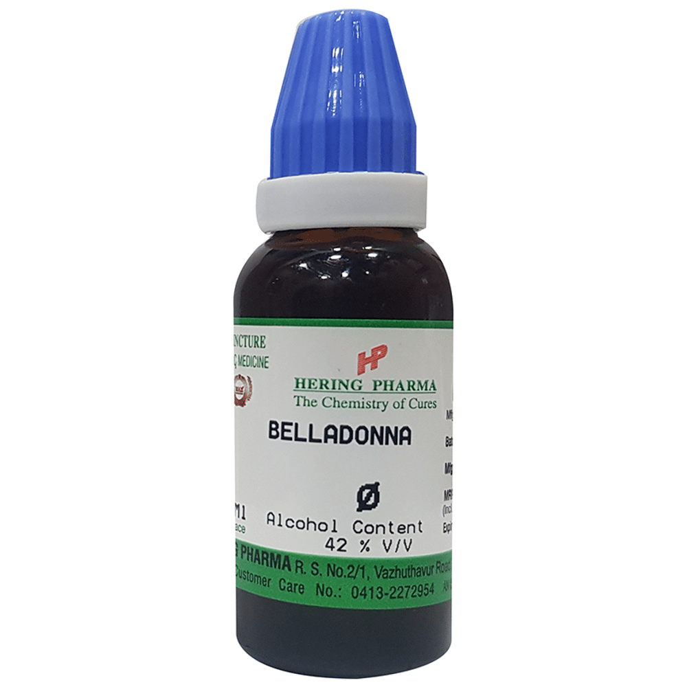 Hering Pharma Belladonna Mother Tincture Q bottle of 30 ml Mother Tincture