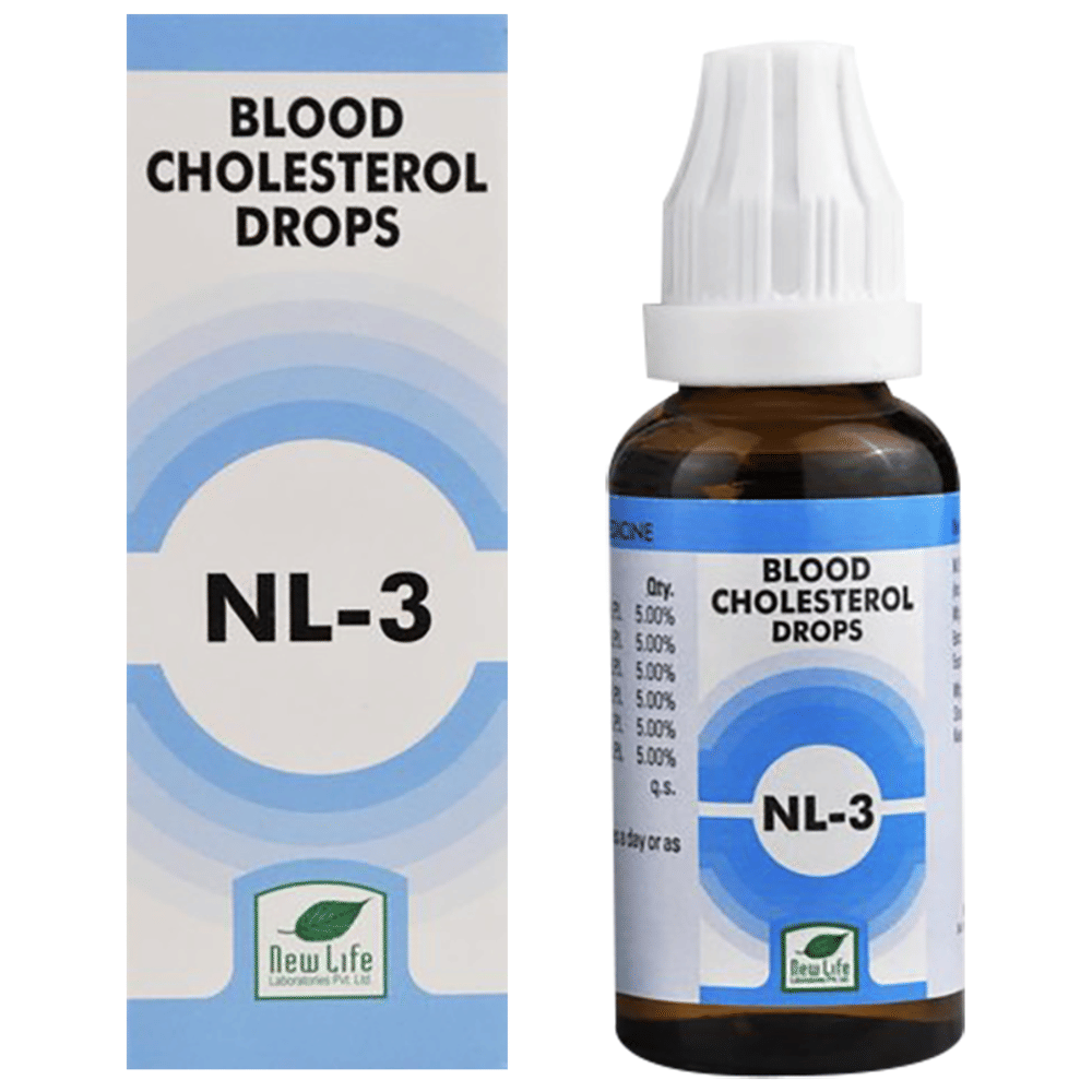 New Life NL-3 Blood Cholestrol Drop bottle of 30 ml Drop New Life NL-3 Blood Cholestrol Drop bottle of 30 ml Drop
