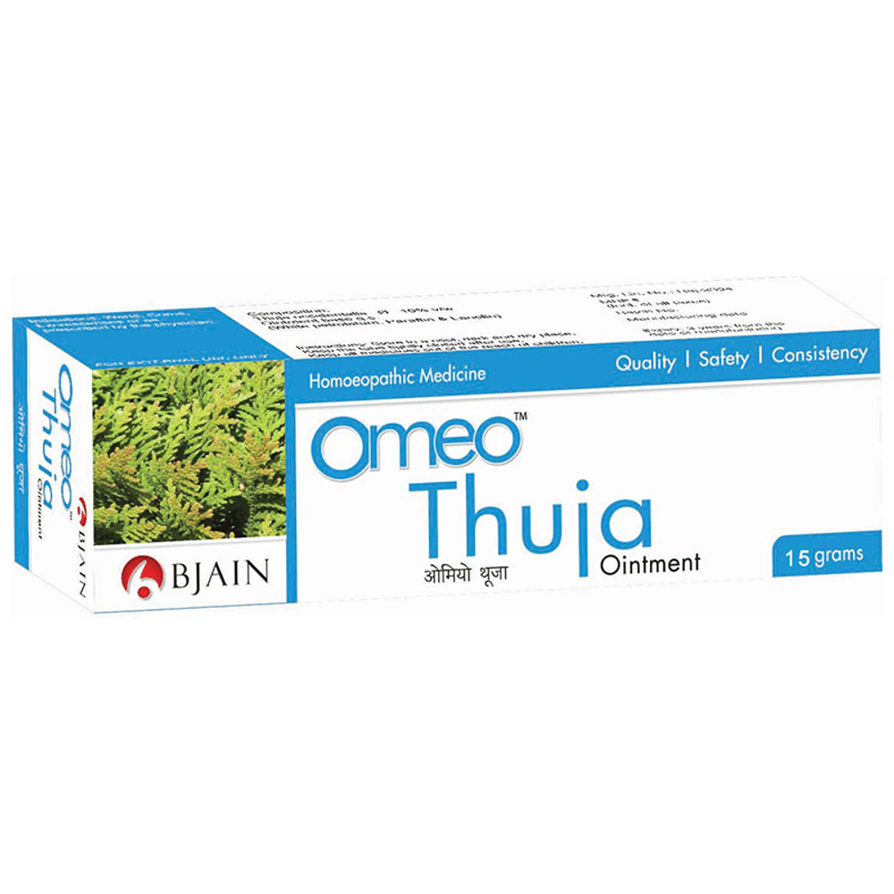 Bjain Omeo Thuja Ointment tube of 15 gm Ointment