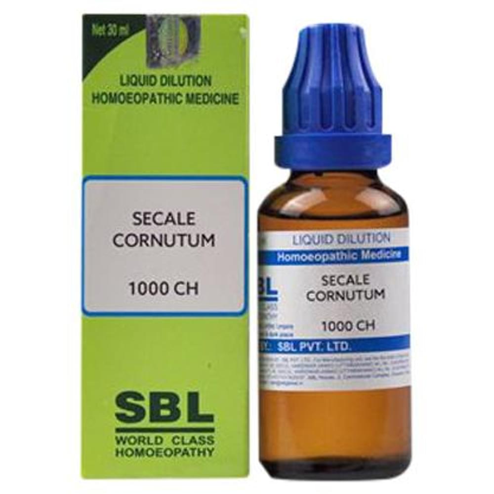 SBL Secale Cornutum Dilution 1000 CH bottle of 30 ml Dilution